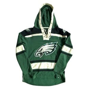Philadelphia Eagles ’47 Brand Lacer Hoodie – Men’s Medium Green